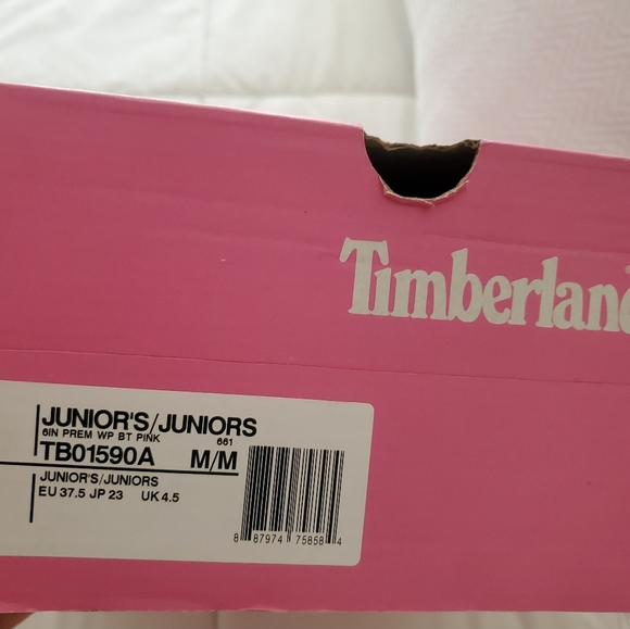 Pink Timberland Boots size 5 - Picture 2 of 3